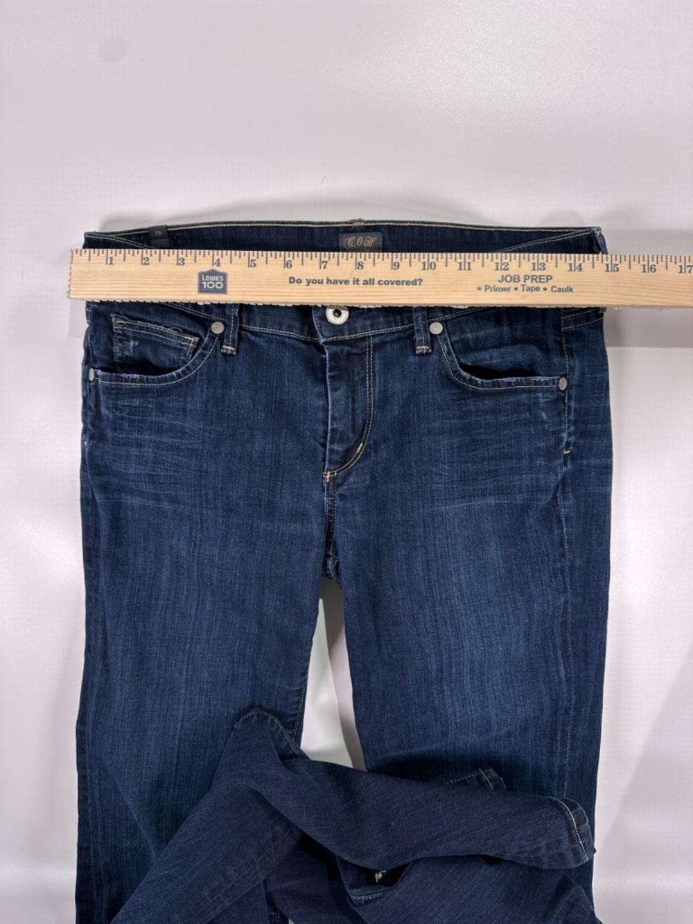 Citizens Of Humanity Ava Low Rise Straight Leg Jeans Dark Wash 28 - Picture 13 of 16